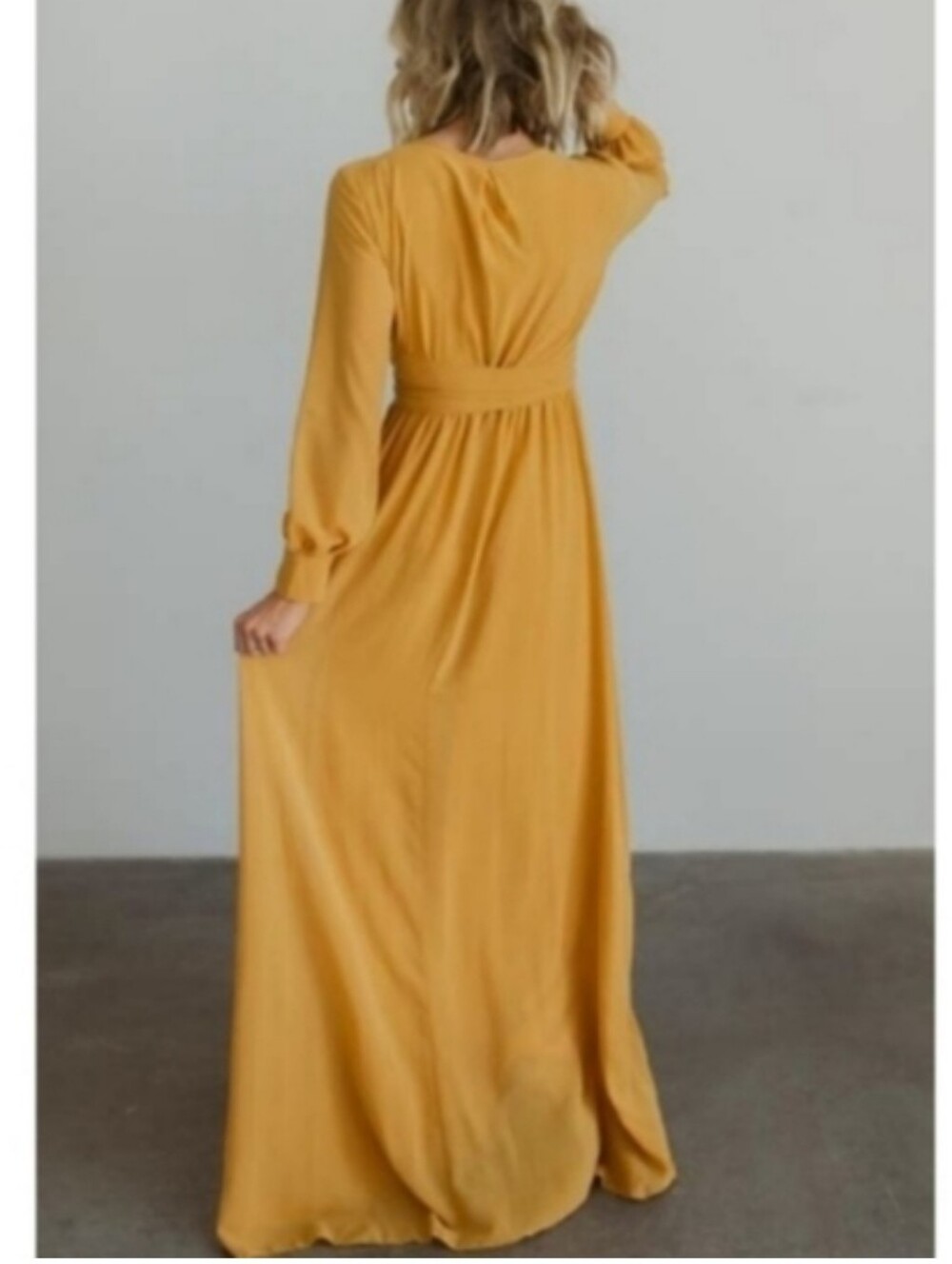 Baltic Born Lydia Dress Mustard - Picture 2 of 4